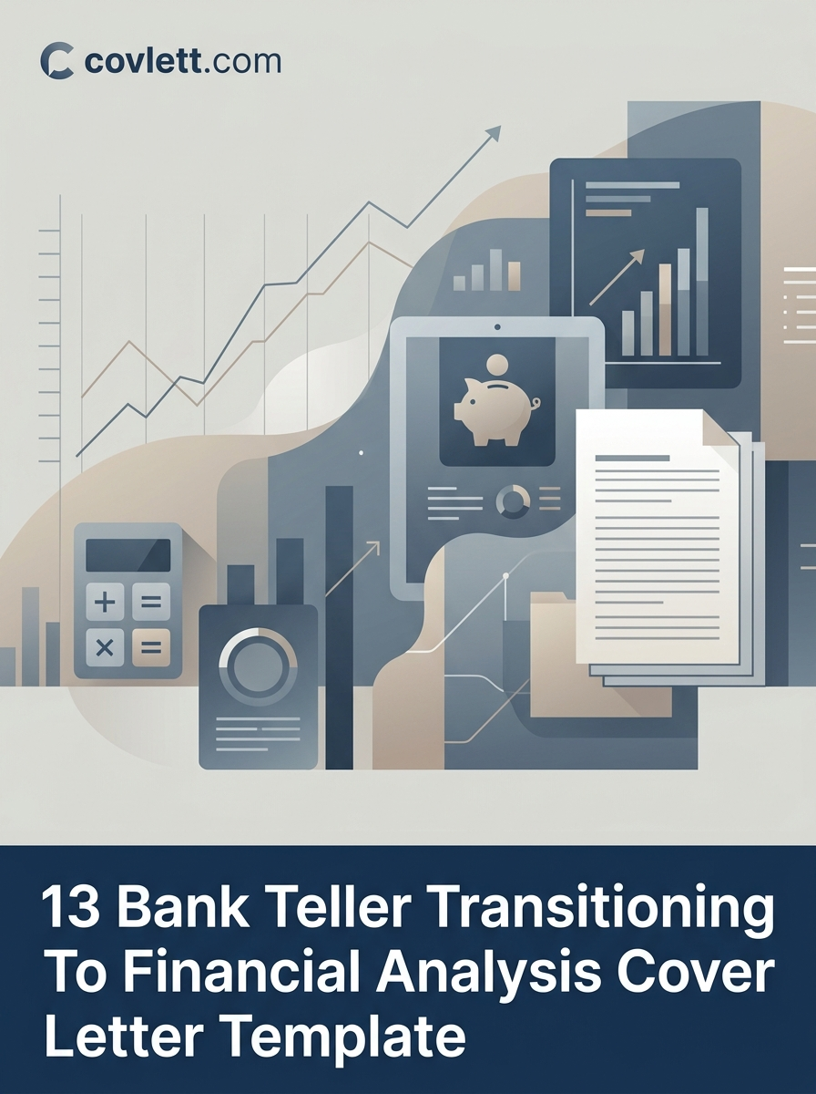 Strategic Bank Teller to Financial Analyst Cover Letter Template