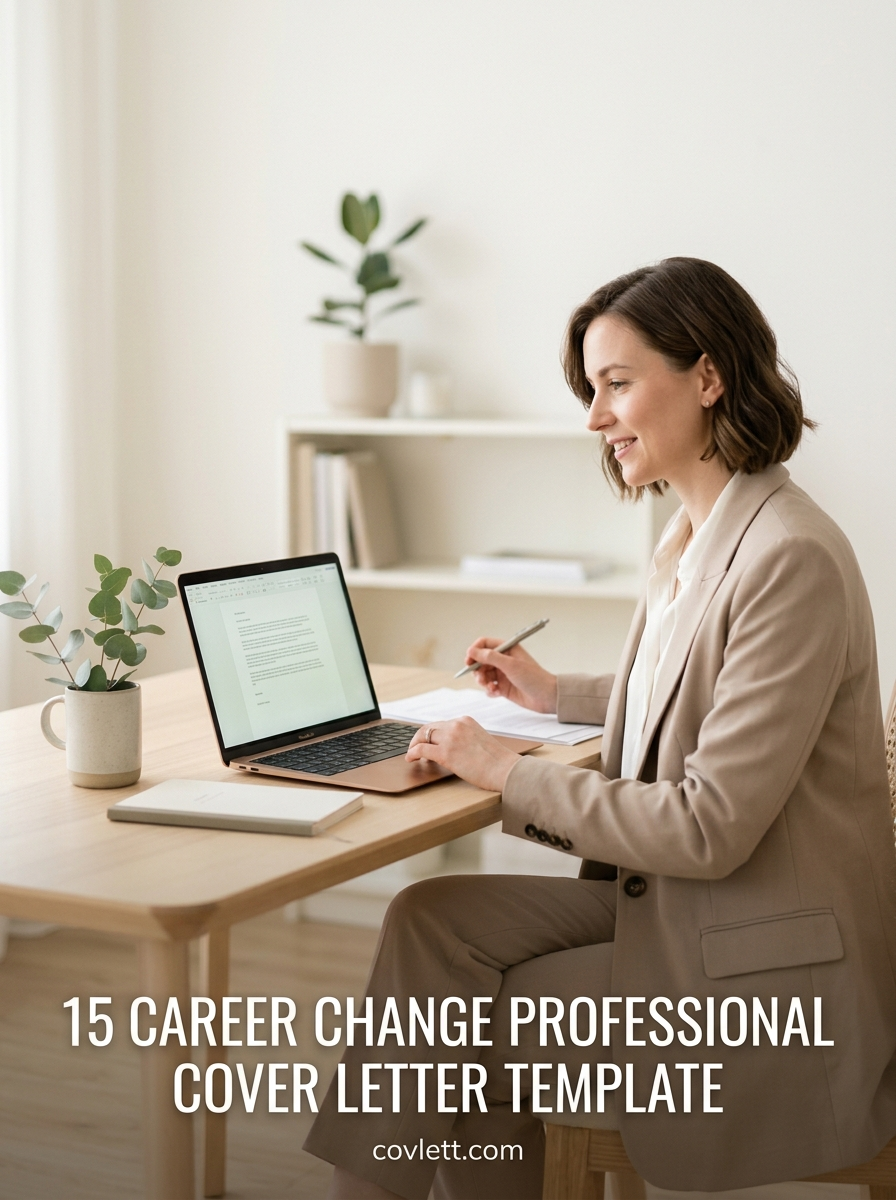 Strategic Career Change Cover Letter Template - Bridging Professional Gaps