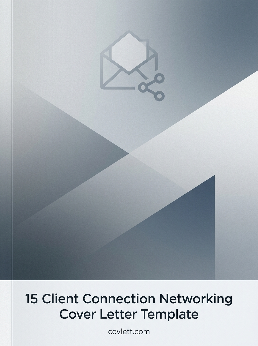 Relationship Building Networking Cover Letter Template - Strategic Outreach Framework
