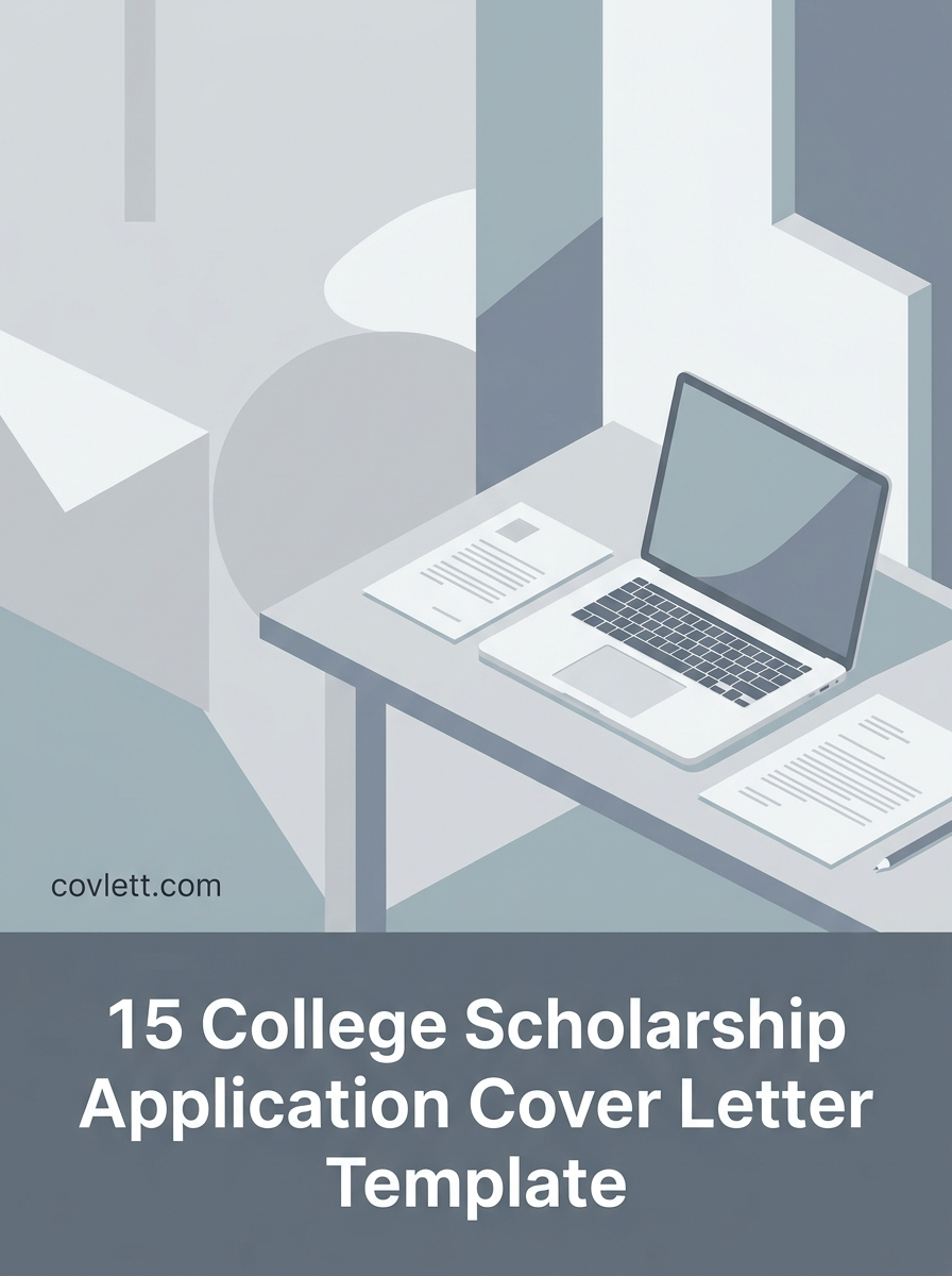 Scholarship Cover Letter Template that Secures Financial Awards