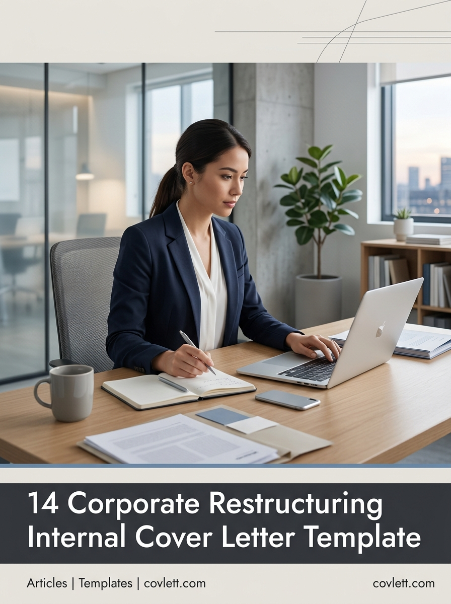 Career Progression Internal Cover Letter Template for Corporate Restructuring