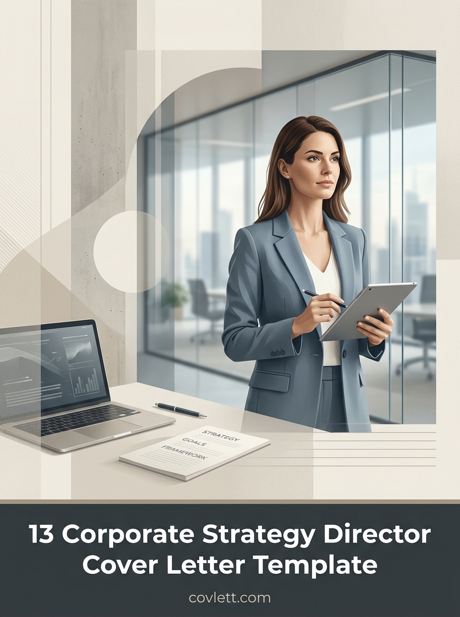 Strategic Vision Corporate Strategy Director Cover Letter Template for Executive Leadership