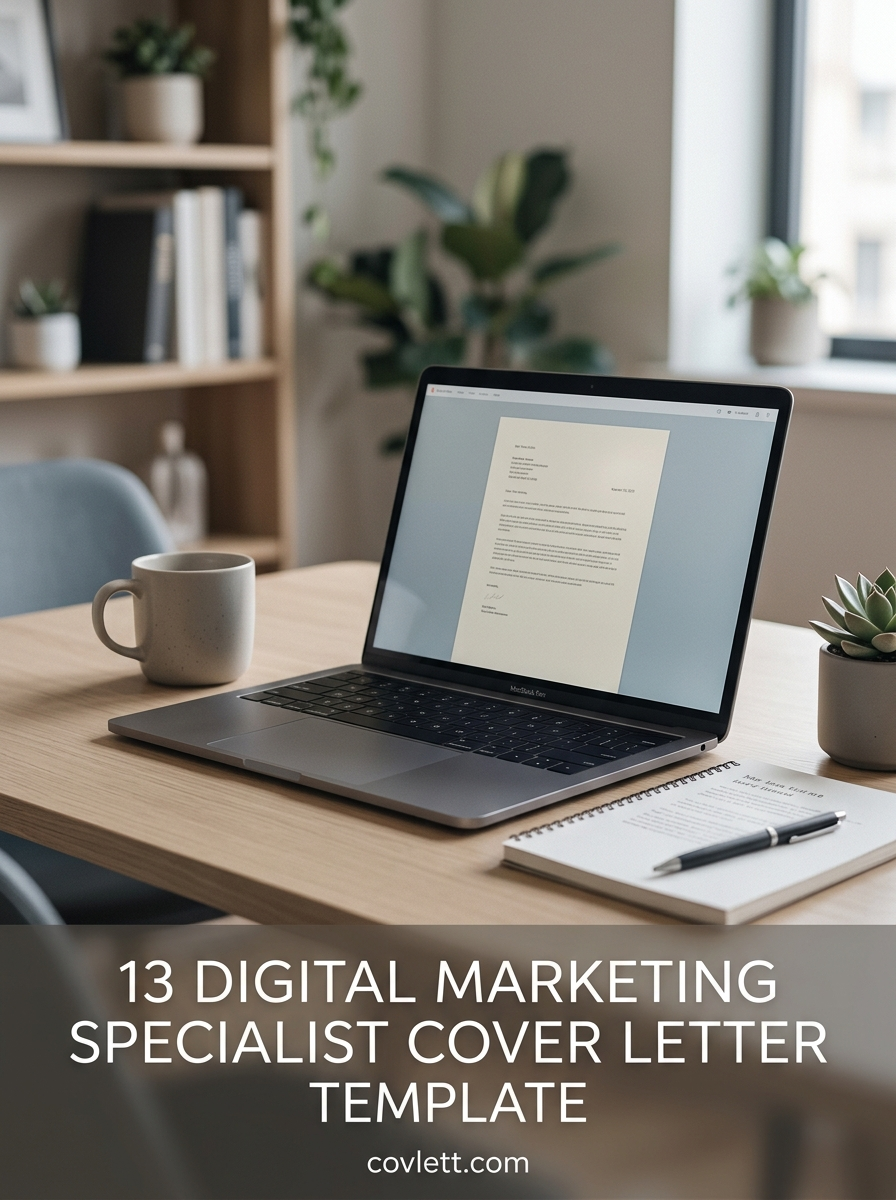 Digital Marketing Specialist Cover Letter Template That Converts Recruiter Interest into Interviews