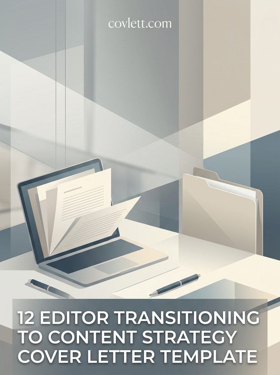 Editor Transitioning To Content Strategy Cover Letter Template that Highlights Transferable Strategic Skills