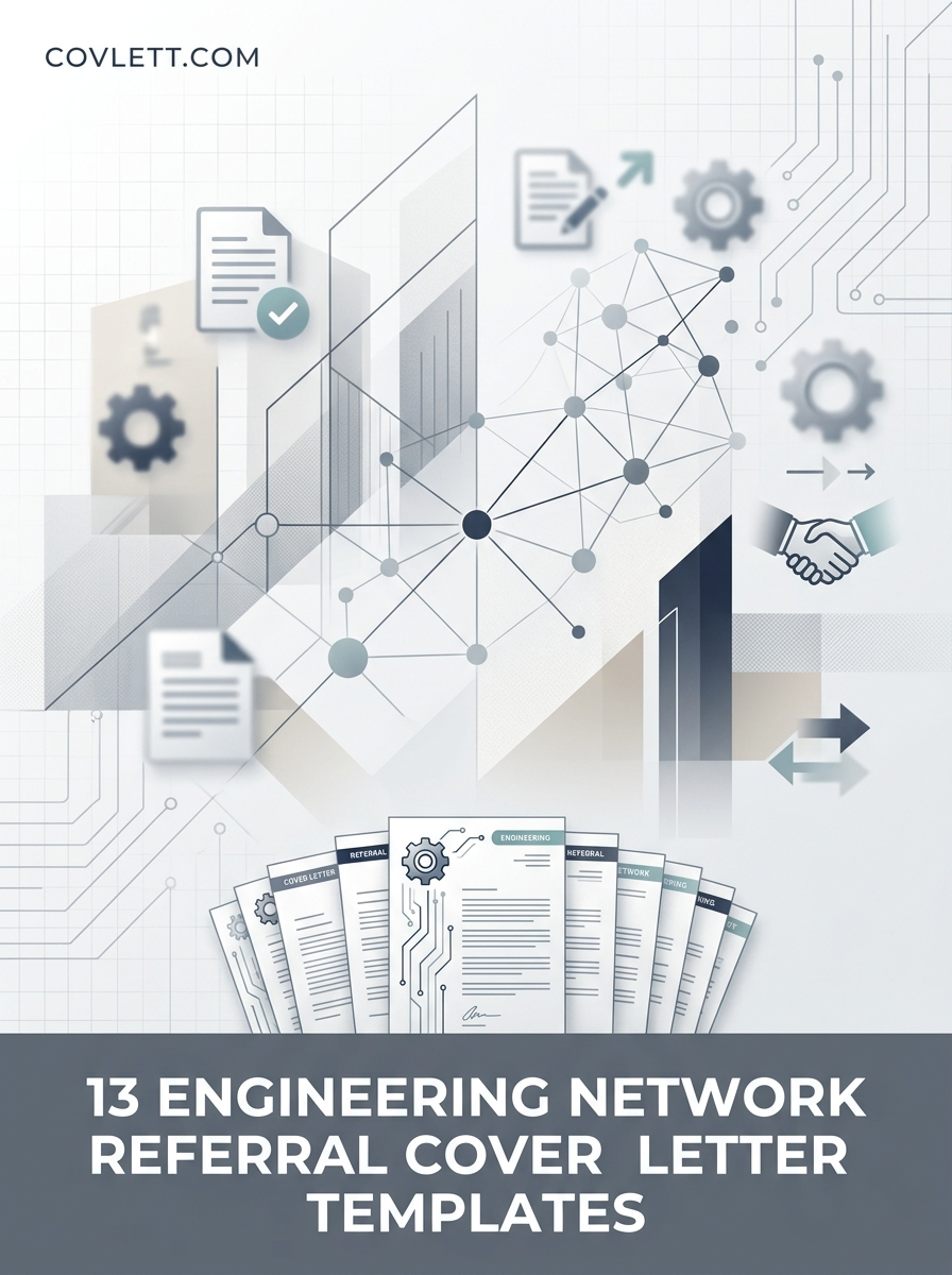 The Engineering Referral Cover Letter Template that Validates Professional Endorsements