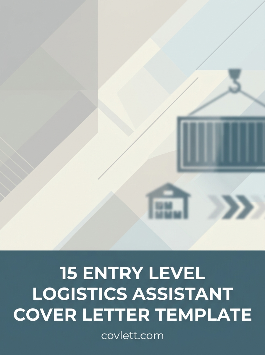 Professional Logistics Assistant Cover Letter Template for Career Starters