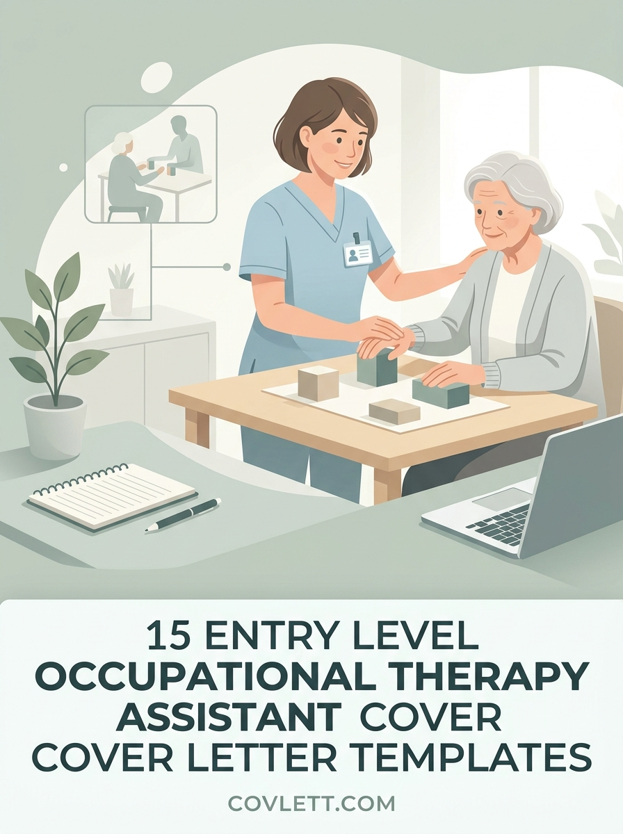 Entry Level Occupational Therapy Assistant Cover Letter Template - Launching Your Clinical Career