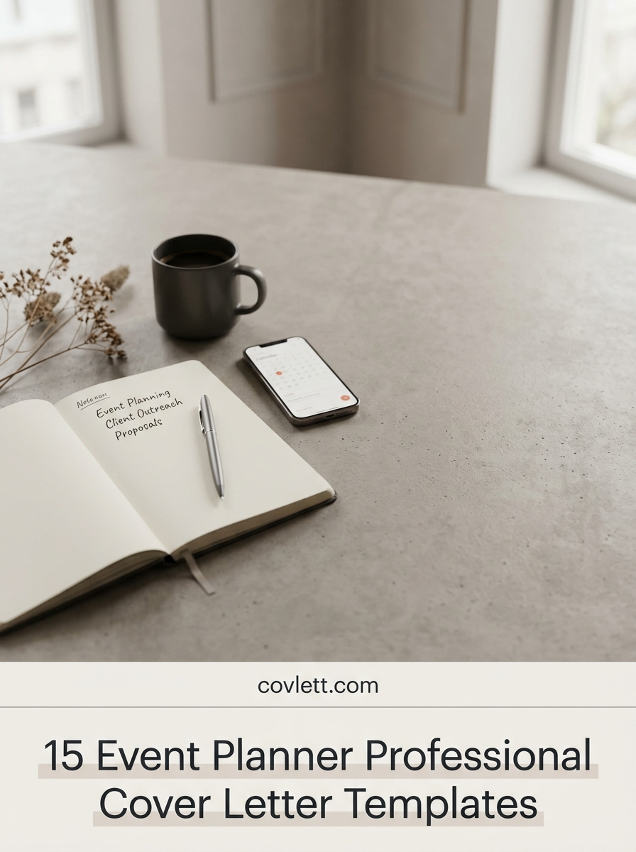 Event Planner Cover Letter Template - Securing High-Stakes Client Contracts