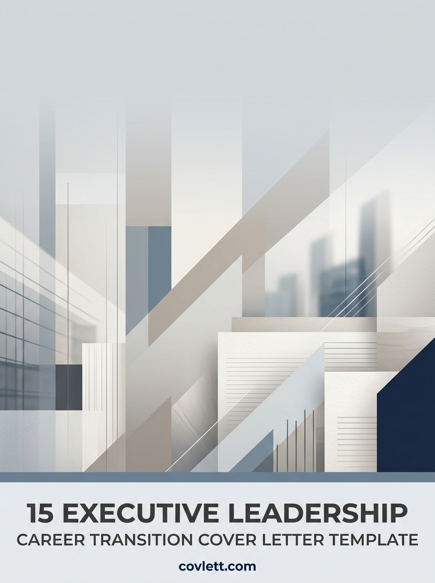 Strategic Executive Career Transition Cover Letter Template for High-Impact Leadership Roles