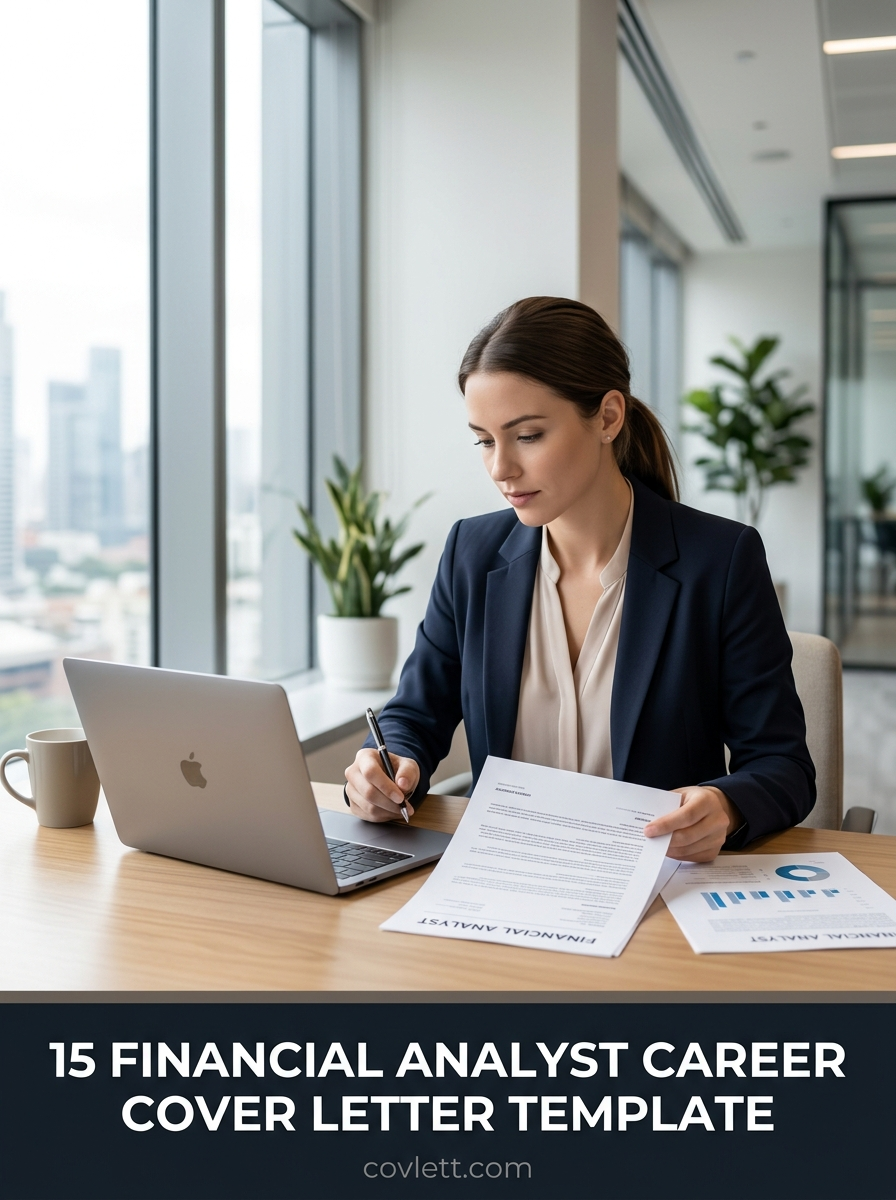 Professional Financial Analyst Career Cover Letter Template for Strategic Job Applications