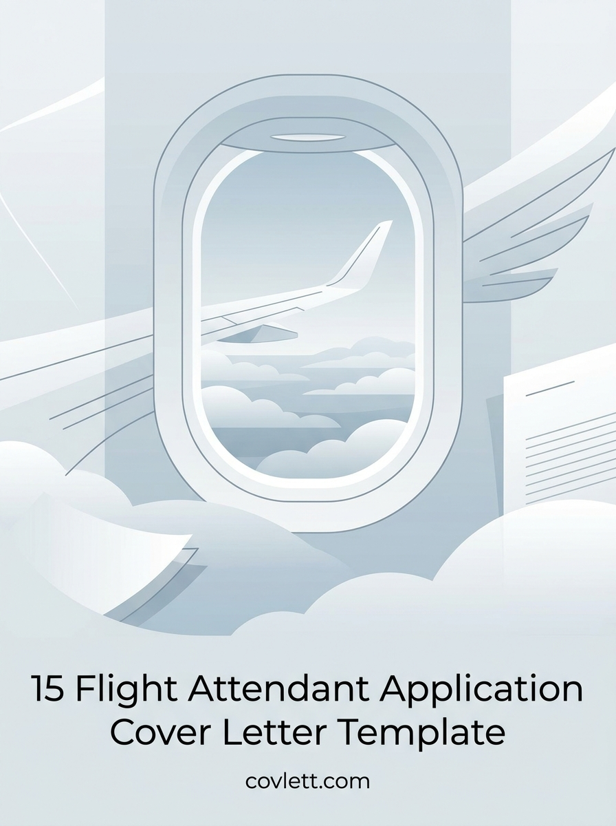 Flight Attendant Cover Letter Template that Captures Recruiter Attention