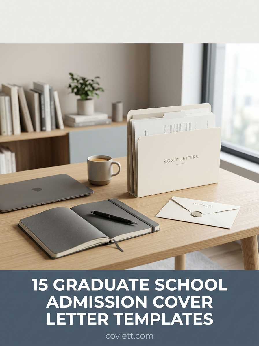 Strategic Graduate School Admission Cover Letter Template for Academic Success