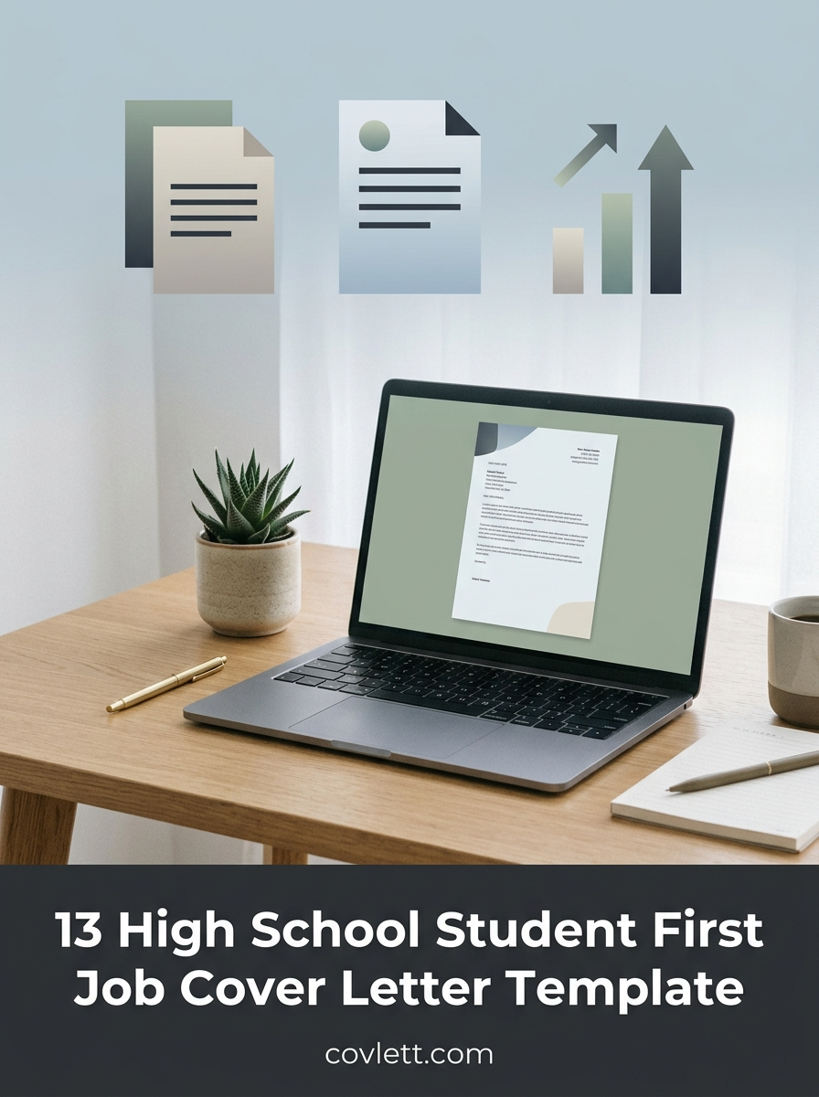 High School Student Cover Letter Template that Secures Your First Job