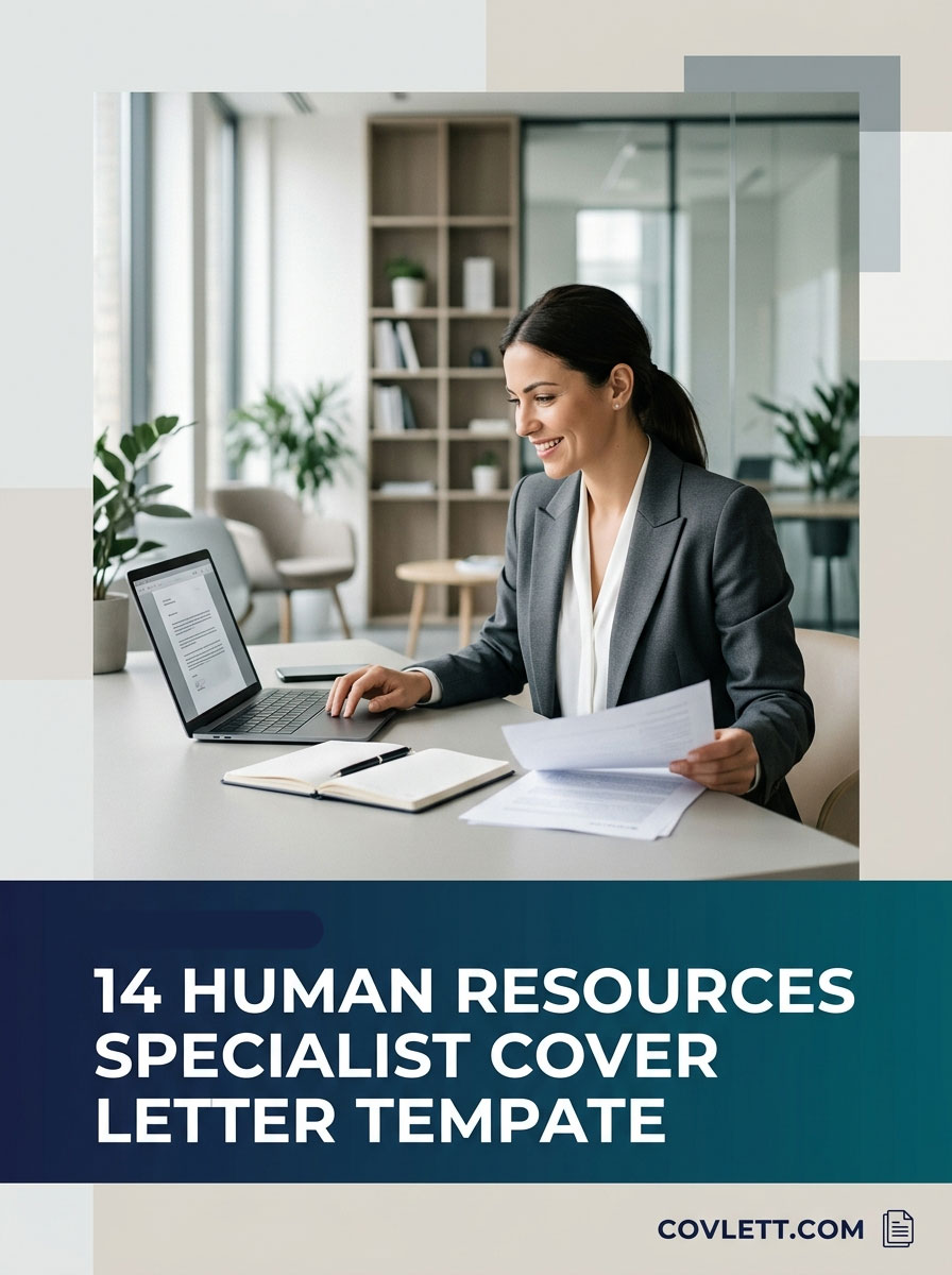 Professional Human Resources Specialist Cover Letter Template for Career Advancement