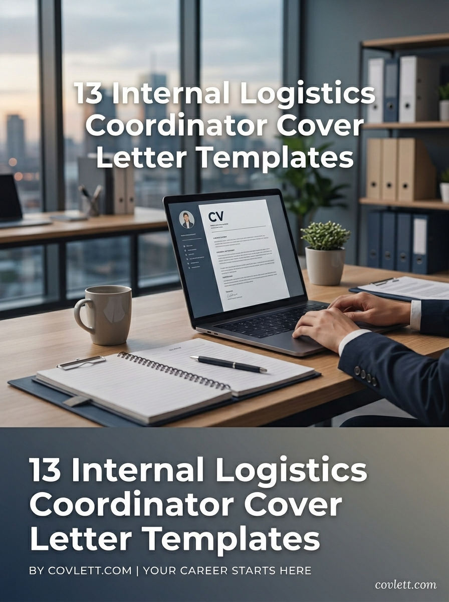 Professional Internal Logistics Coordinator Cover Letter Template for Career Advancement