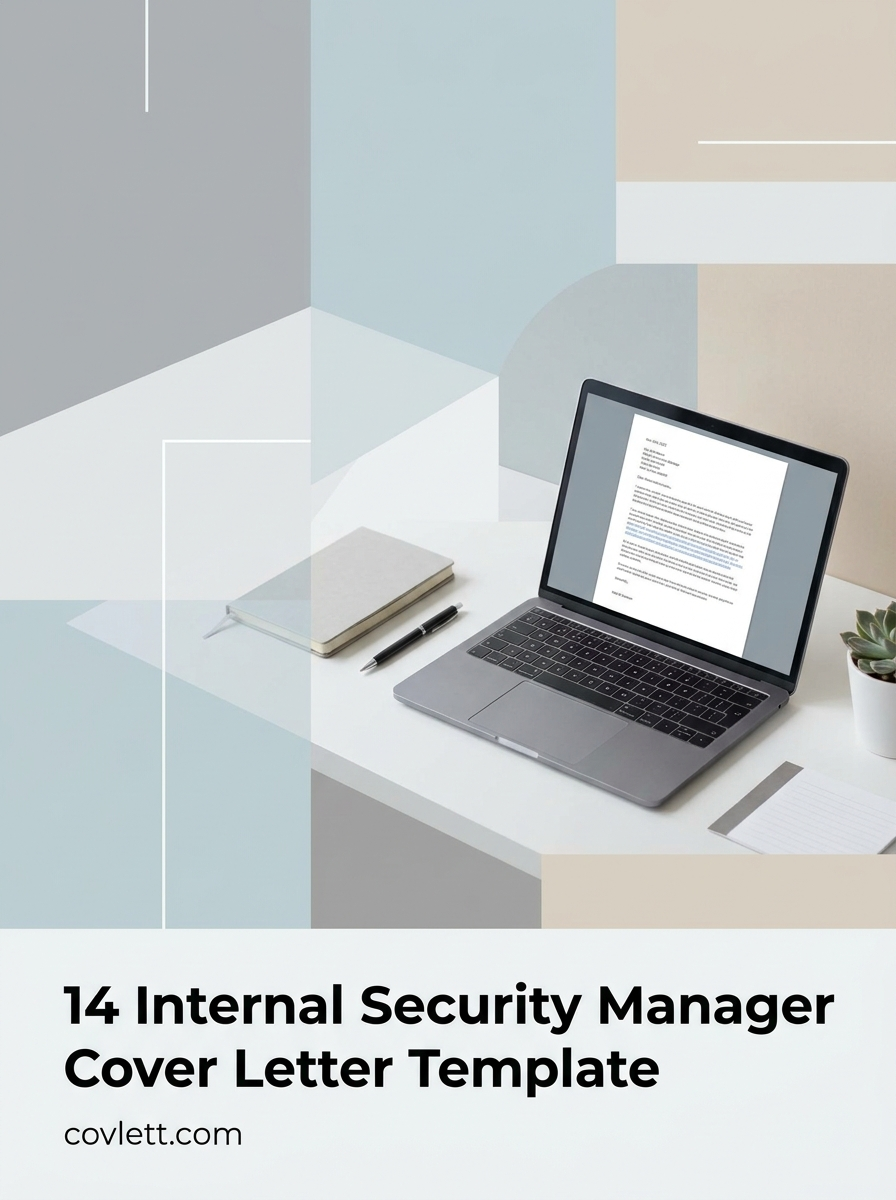 Professional Internal Security Manager Cover Letter Template for Risk Mitigation Leadership