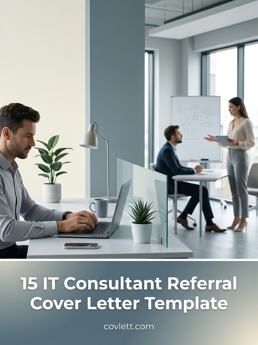 Endorsed IT Consultant Cover Letter Template - Maximizing Professional Trust
