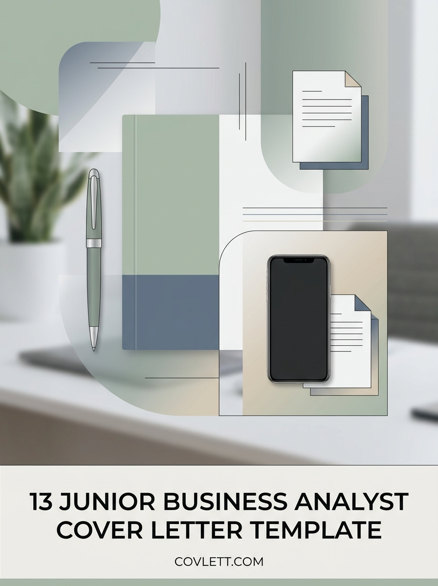 Professional Junior Business Analyst Cover Letter Template - Securing Your First Entry-Level Role