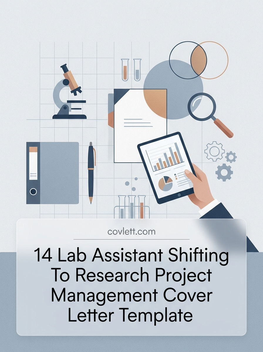 Strategic Lab Assistant to Research Project Management Cover Letter Template for Career Advancement