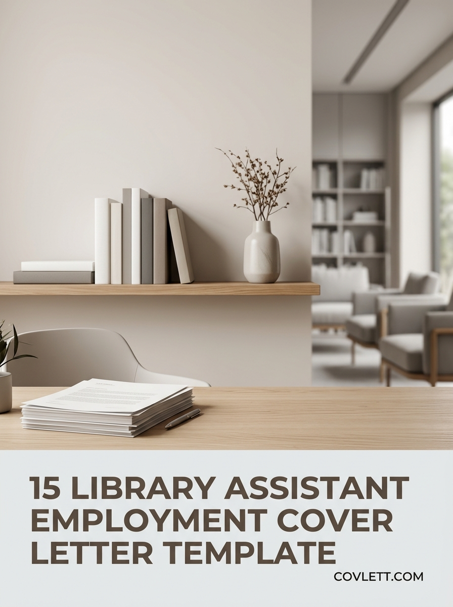 Professional Library Assistant Cover Letter Template for Career Advancement