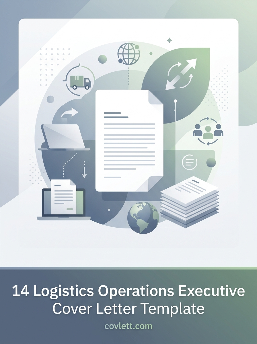 Logistics Operations Executive Cover Letter Template - Strategic Supply Chain Leadership Strategy