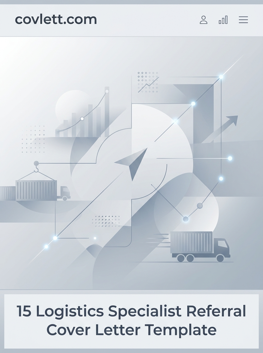 Professional Referral Cover Letter Template for Logistics Specialists