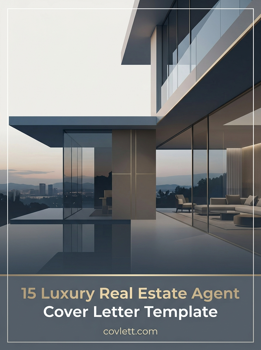 High-Performance Luxury Real Estate Agent Cover Letter Template for Discerning Clients