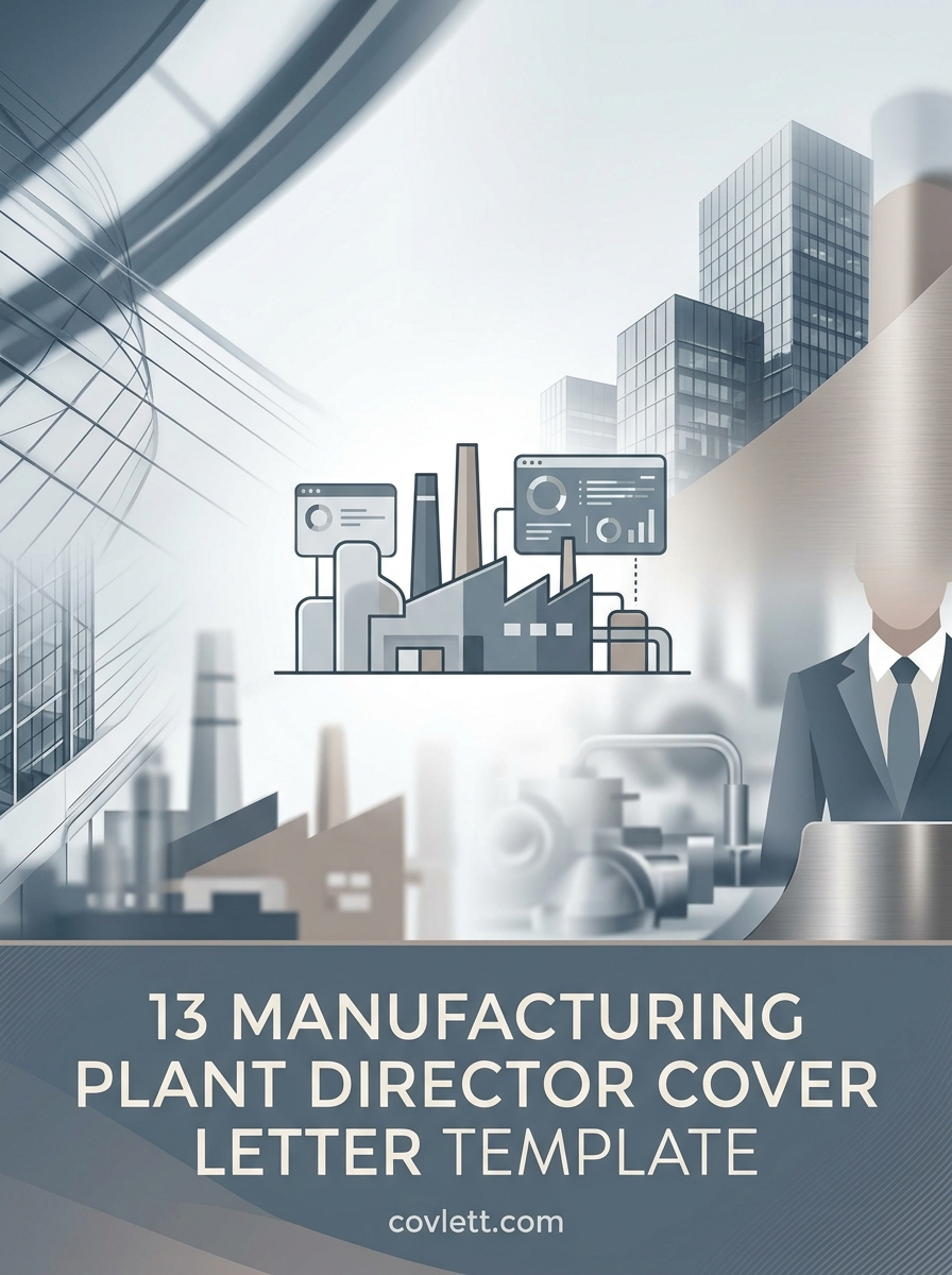 Manufacturing Plant Director Cover Letter Template - Strategic Operations Leadership Performance