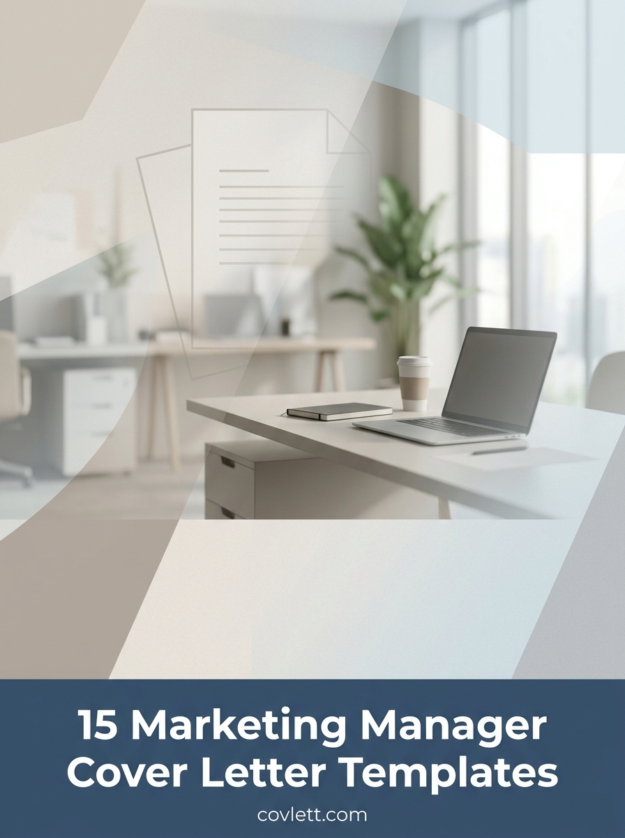 Professional Marketing Manager Cover Letter Template - Strategic Career Advancement