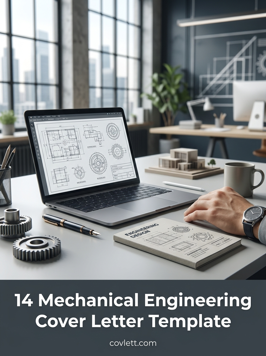 Mechanical Engineering Cover Letter Template - Showcasing Technical Expertise and Precision