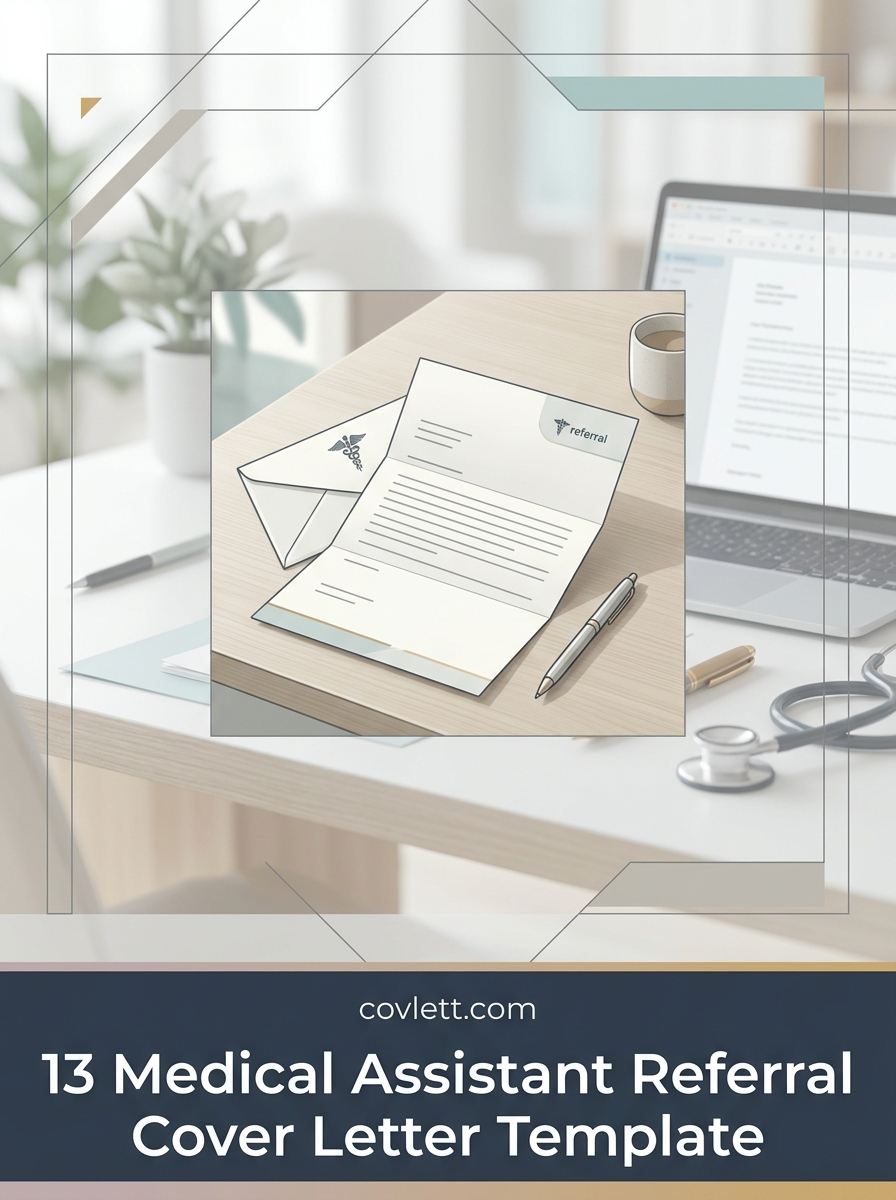 Professional Medical Assistant Referral Cover Letter Template for Clinical Recommendations