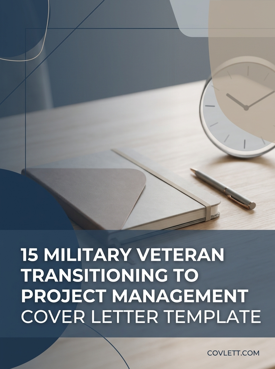 Strategic Military Transition Project Management Cover Letter Template