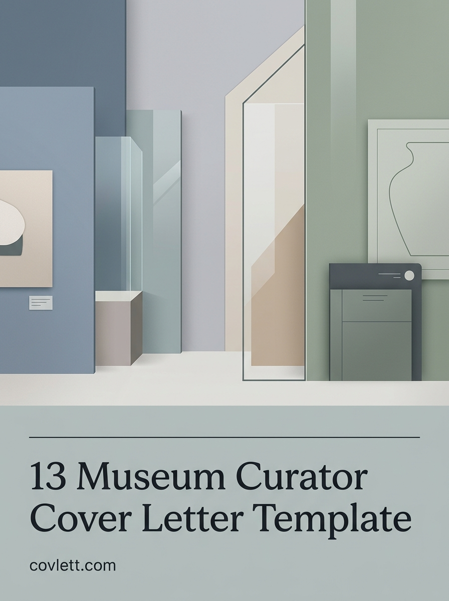 Museum Curator Cover Letter Template that Secures Gallery Interviews