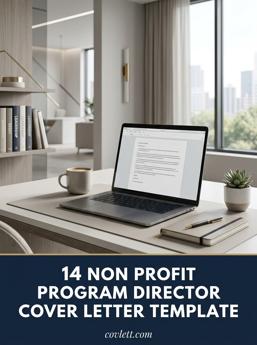 Non Profit Program Director Cover Letter Template - Impactful Leadership Presentation