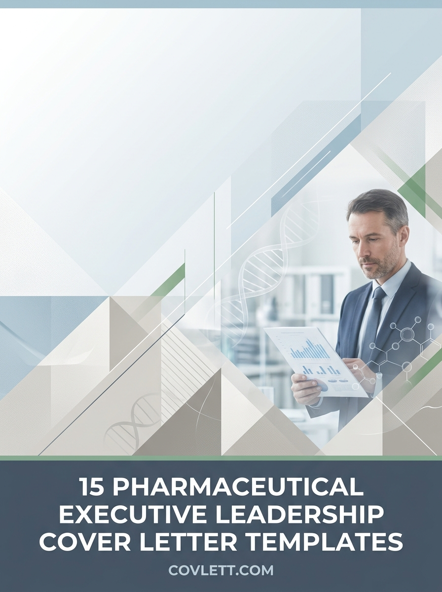 Strategic Pharmaceutical Executive Leadership Cover Letter Template for High-Impact Roles