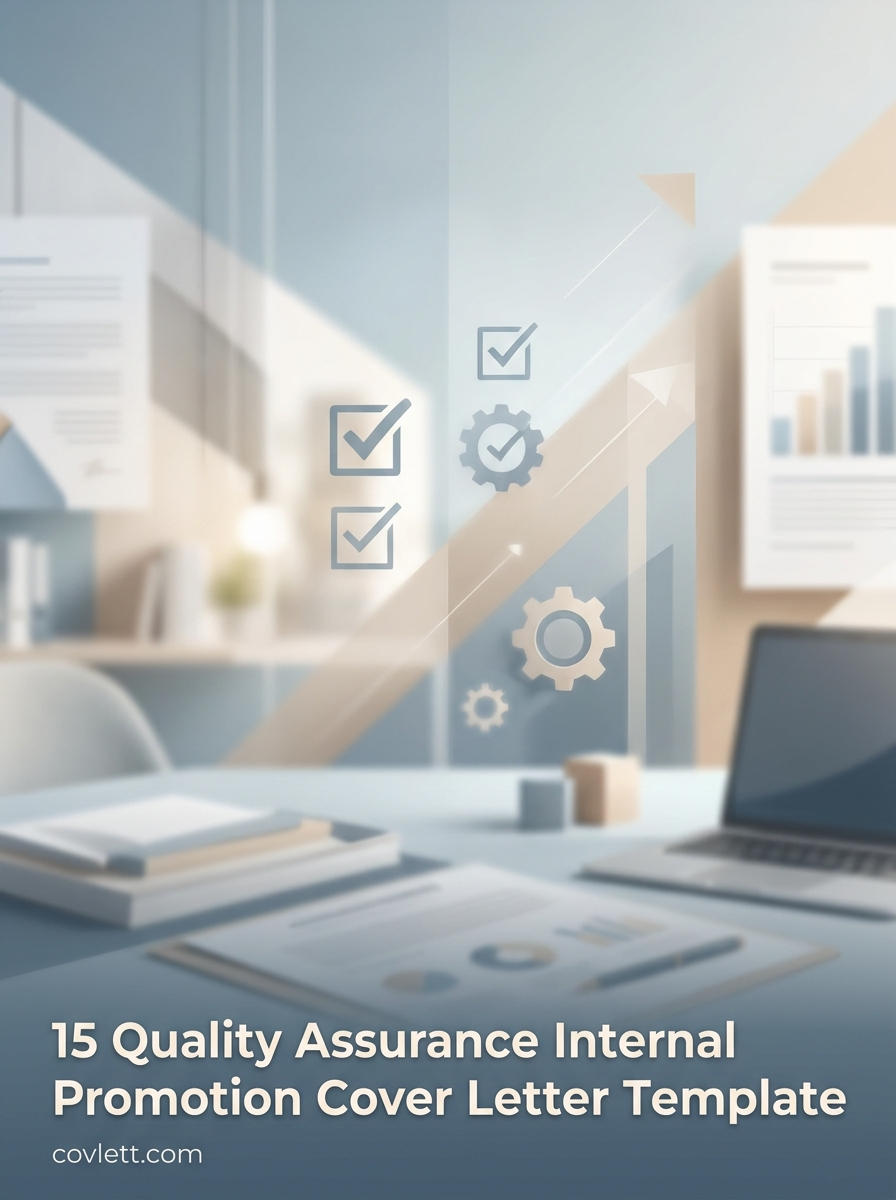 Strategic Quality Assurance Cover Letter Template for Internal Career Advancement