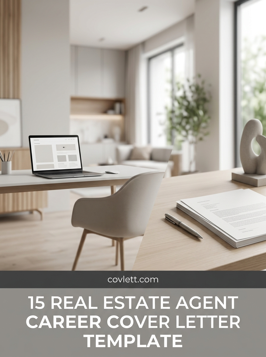 Persuasive Real Estate Agent Career Cover Letter Template for Closing Top Agency Roles