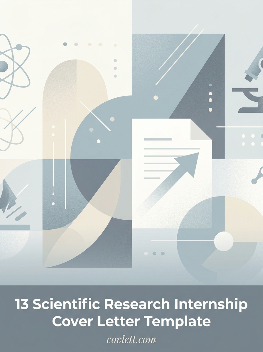 Scientific Research Internship Cover Letter Template - Demonstrating Analytical Excellence