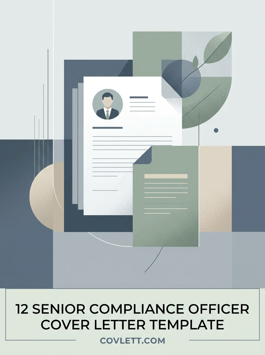 Professional Senior Compliance Officer Cover Letter Template for Risk Management Experts