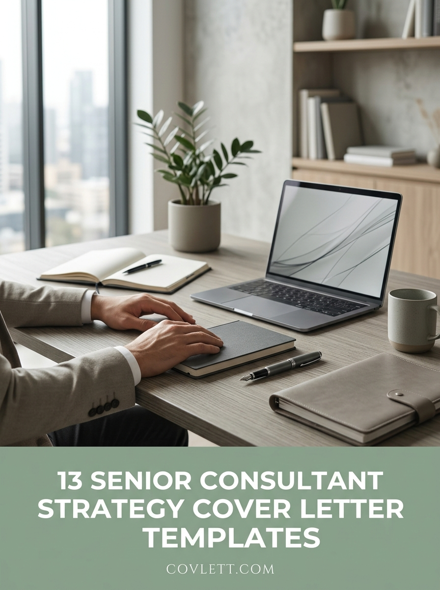 High-Impact Senior Consultant Strategy Cover Letter Template for Executive Leadership Roles