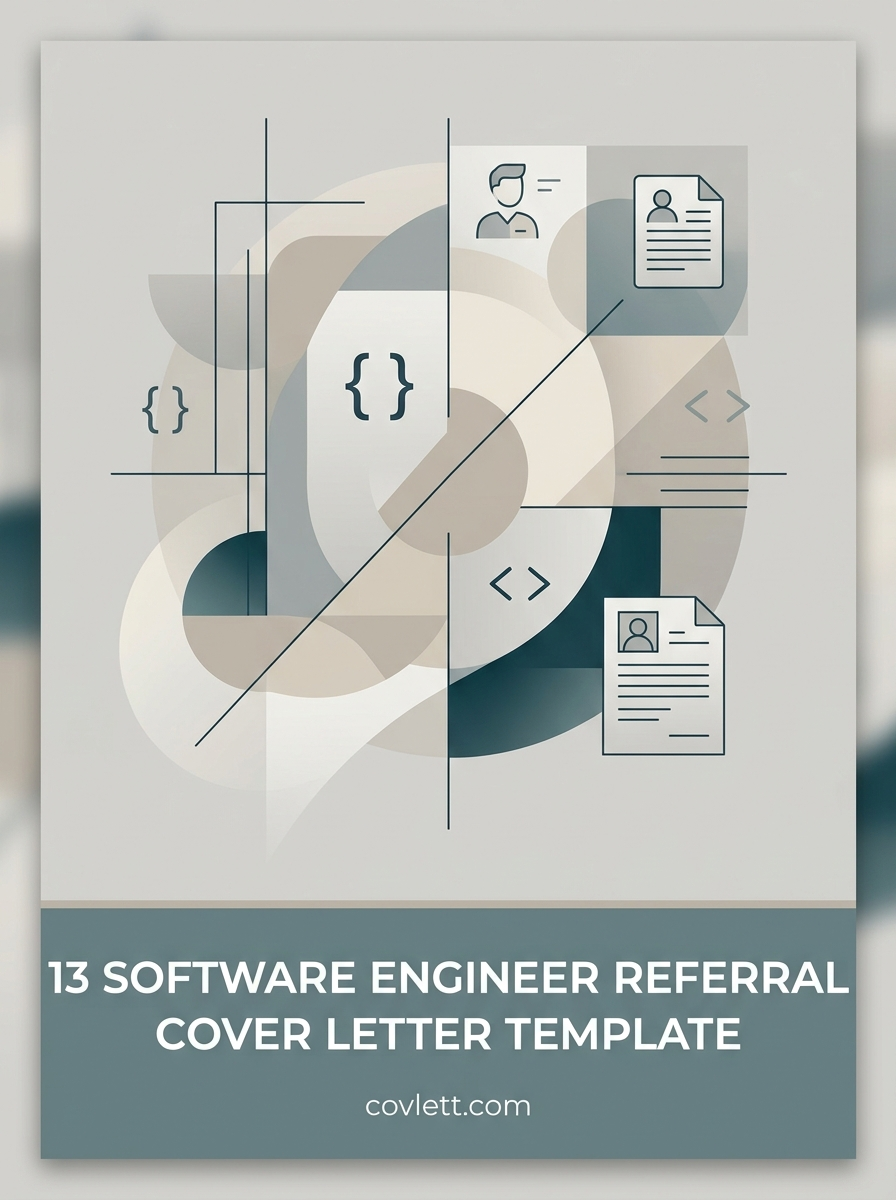 High-Impact Software Engineer Referral Cover Letter Template for Internal Advocacy