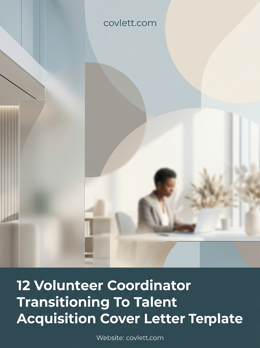Career Pivot Cover Letter Template for Transferring Coordination Skills to Talent Acquisition