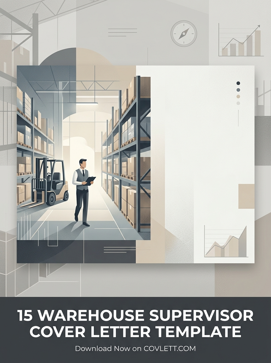 Warehouse Supervisor Cover Letter Template that Showcases Operations Leadership